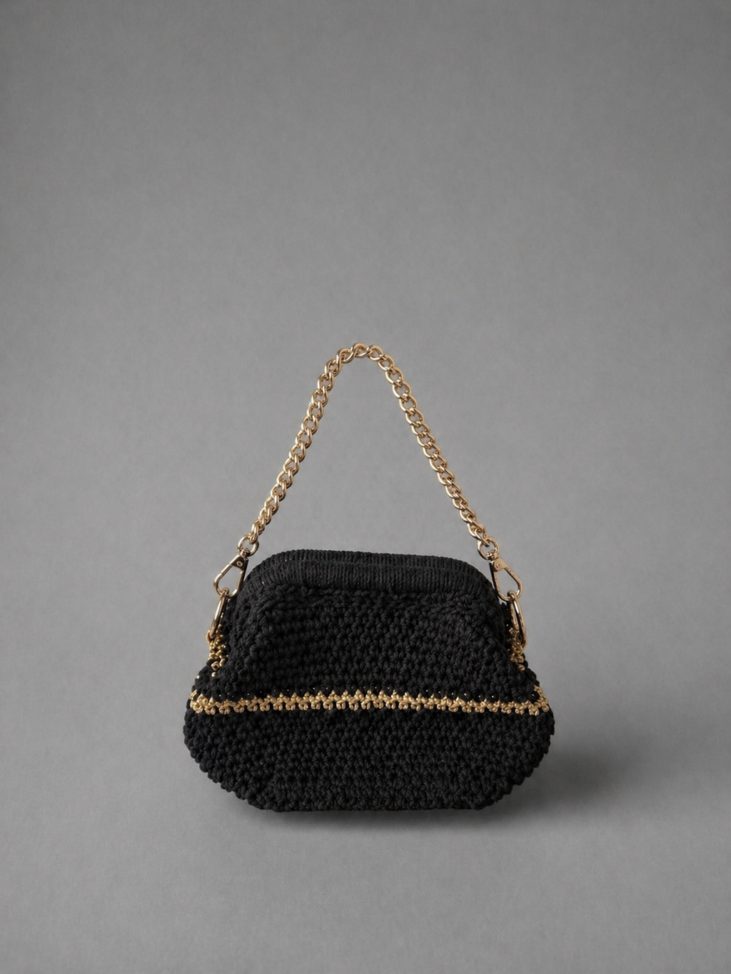 Handmade Blue corchet bag