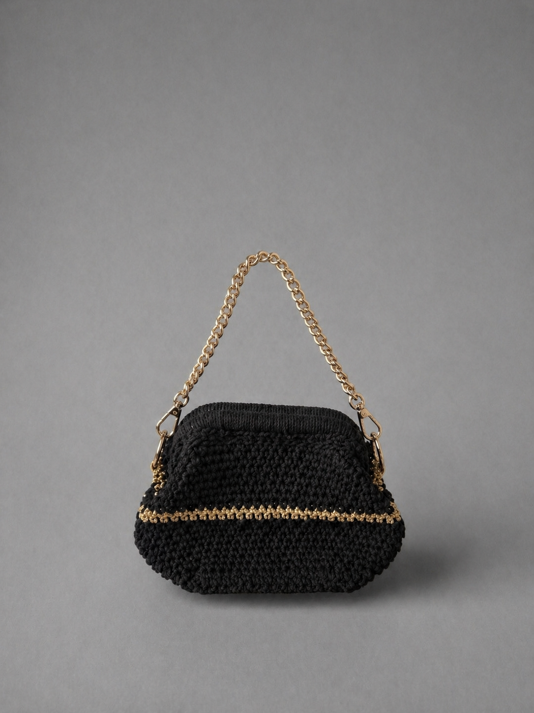 Handmade Blue corchet bag