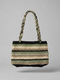 Handmade Bohemian Stripe Crochet Handbag